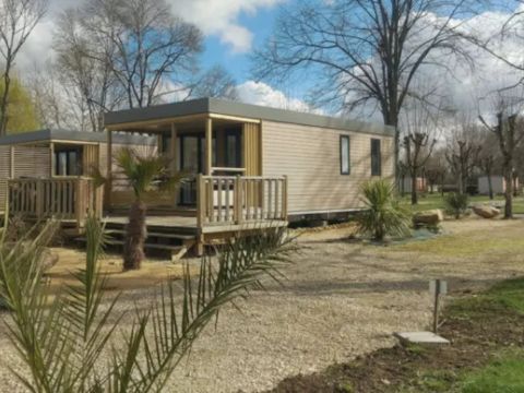 MOBILHOME 4 personnes - RESIDENCE SUPERIEURE Vue sur le Cher