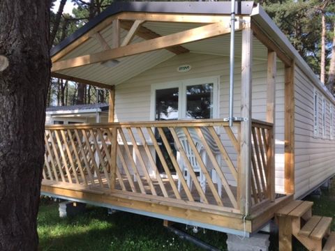 MOBILHOME 4 personnes - Eden - 25m² - 2 chambres - terrasse couverte 7m²