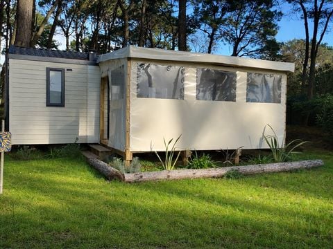 MOBILHOME 6 personnes - Mobil home Confort plus - 27m² - 2 chambres + convertible - terrasse couverte