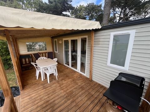 MOBILHOME 6 personnes - Mobil home Confort plus - 33m² - 3 chambres - terrasse couverte