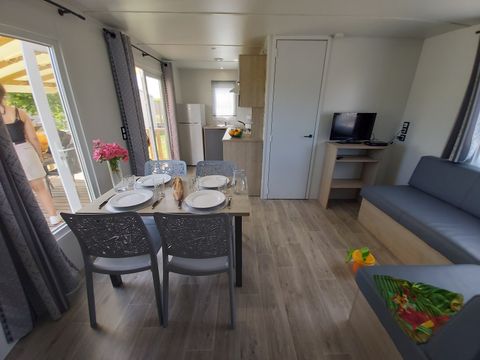 MOBILHOME 4 personnes - Confort 30m² (2 chambres) - terrasse semi couverte