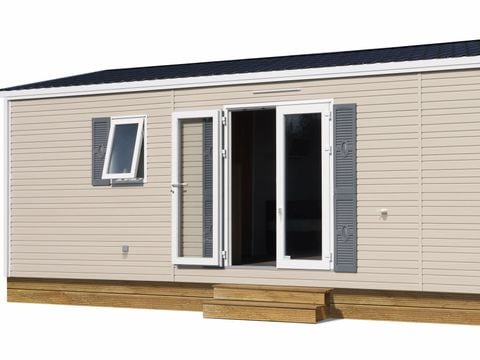 MOBILHOME 4 personnes - Premium 36m² (2 chambres) - terrasse semi couverte