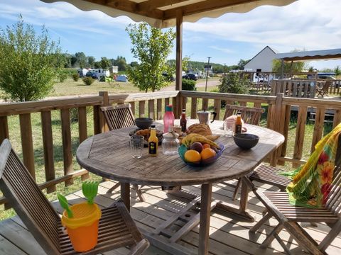 MOBILHOME 6 personnes - Confort 34m² (3 chambres) - Terrasse couverte