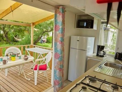 MOBILHOME 4 personnes - Comfort | 2 Ch. | 4 Pers. | Terrasse surélevée | Clim. MOBILHOME 4 personnes - Comfort | 2 Ch. | 4 Pers. | Terrasse surélevée | Clim.