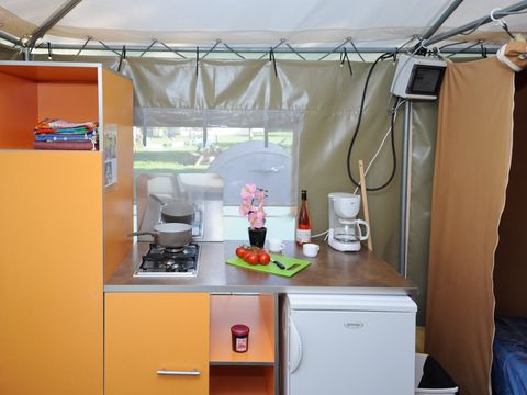 Bungalow toilé 4 personnes - BUNGALOW TOILÉ SIMPLY - sans sanitaires 20 m²
