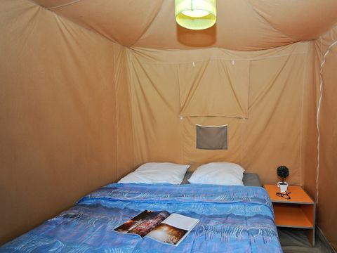 Bungalow toilé 4 personnes - BUNGALOW TOILÉ SIMPLY - sans sanitaires 20 m²