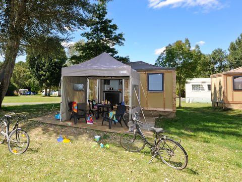 Bungalow toilé 4 personnes - MOBILODGE - sans Sanitaires 15 m²
