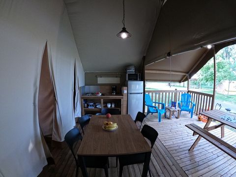 Bungalow toilé 5 personnes - Lodge Loire Valley
