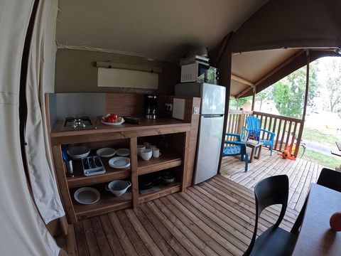 Bungalow toilé 5 personnes - Lodge Loire Valley