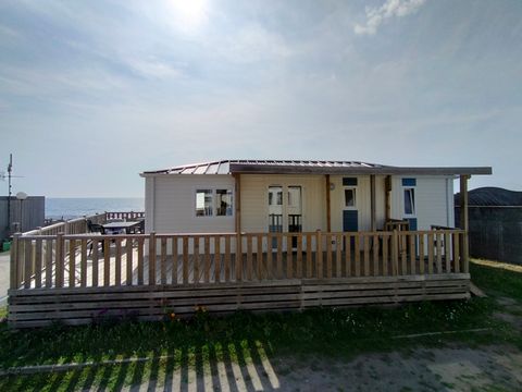 MOBILHOME 4 personnes - Mobilhome 2 chambres - vue exceptionnelle sur mer - 2eme et 3eme rang
