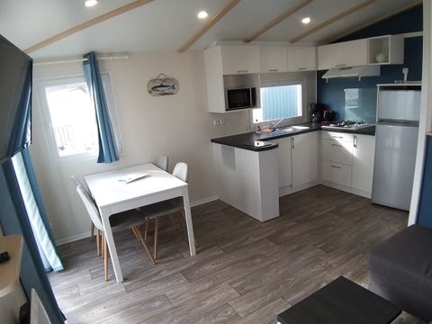 MOBILHOME 4 personnes - Mobilhome 2 chambres - vue exceptionnelle sur mer - 2eme et 3eme rang