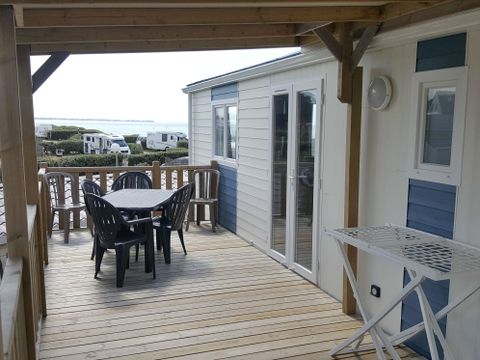 MOBILHOME 4 personnes - Mobilhome 2 chambres - vue exceptionnelle sur mer - 2eme et 3eme rang