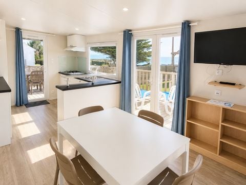 MOBILHOME 4 personnes - Mobilhome 2 chambres - vue sur mer - 3eme et 4eme rang