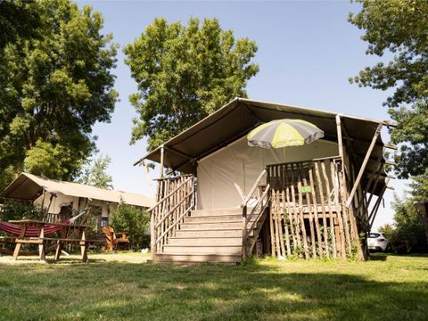 TENTE 5 personnes - Tente Insolite Premium Safari 2 ch. - Avec sanitaires