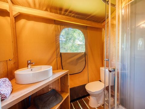 TENTE 5 personnes - Tente Insolite Premium Safari 2 ch. - Avec sanitaires