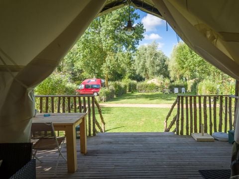 TENTE 5 personnes - Tente Insolite Premium Safari 2 ch. - Avec sanitaires
