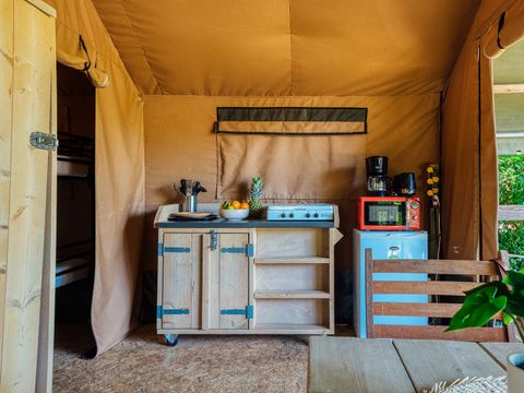 TENTE 5 personnes - Tente Insolite Nature Confort Lodge 2 ch - Sans sanitaires