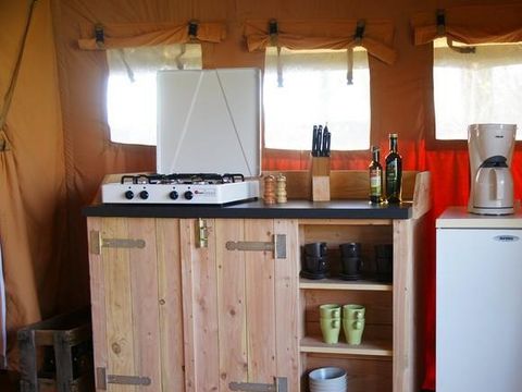 TENTE 5 personnes - Tente Insolite Nature Confort Lodge 2 ch - Sans sanitaires