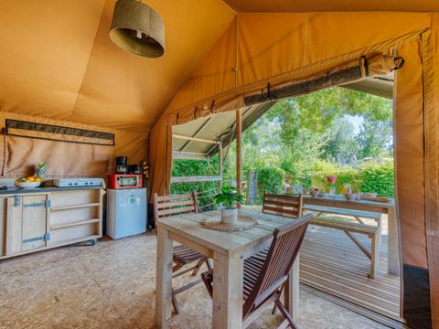 TENTE 5 personnes - Tente Insolite Nature Confort Lodge 2 ch - Sans sanitaires