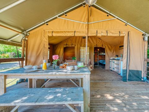 TENTE 5 personnes - Tente Insolite Nature Confort Lodge 2 ch - Sans sanitaires