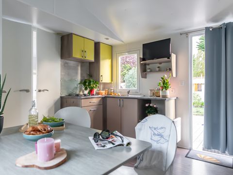MOBILHOME 6 personnes - Cottage Confort 32m² - 3 chambres + télévision