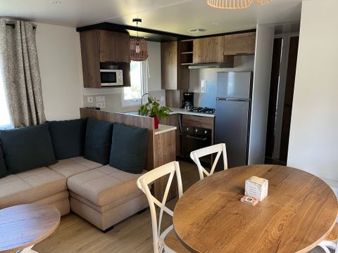 Mobilhome 6 personnes - Cottage Prestige GRAND CONFORT 40m² - 3 chambres + télévision + Terrasse