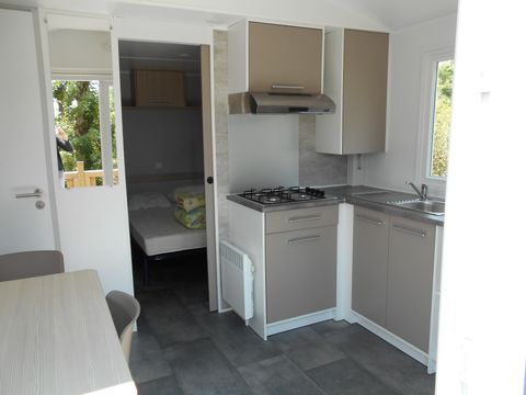 Mobilhome 2 personnes - Cottage Confort 20m² - 1 chambre + télévision
