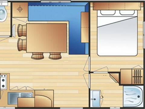 MOBILHOME 6 personnes - PLUS 3 chambres