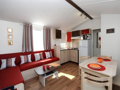 MOBILHOME 6 personnes - Standard 3 chambres 34m² + Terrasse non couverte