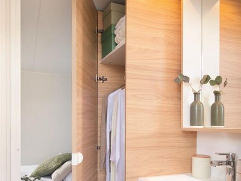 Mobilhome 4 personnes - Mobil home Premium 2 chambres 32m² + Terrasse semi-couverte + 2 salles de bain