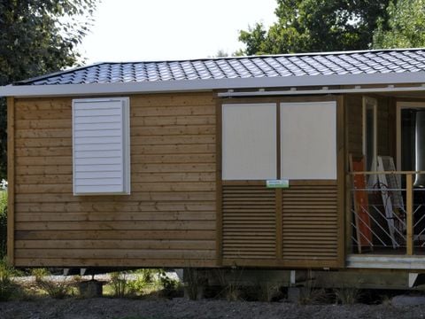 MOBILHOME 4 personnes - Premium 2 chambres 27-32m² + Terrasse semi-couverte + TV + LV (samedi)