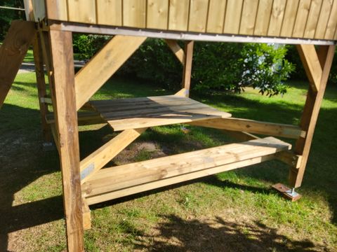 Tente en toile et en bois 2 personnes - Cabane Etoilée - 4,5 m² - Sans sanitaires - Electricité non incluse