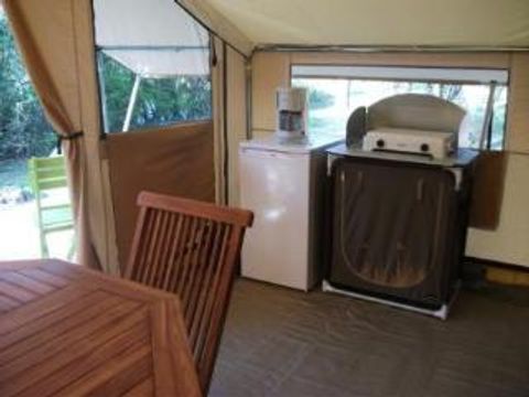 Tente en toile et en bois 4 personnes - CABATENTE Sans sanitaires