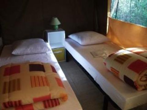 Tente en toile et en bois 4 personnes - CABATENTE Sans sanitaires