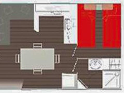 MOBILHOME 6 personnes - Grand Large - 2 chambres