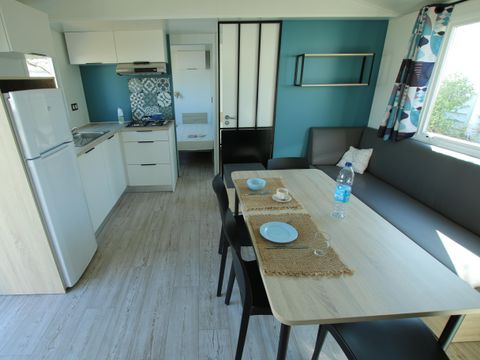 MOBILHOME 6 personnes - Familial - 3 chambres - Pergola