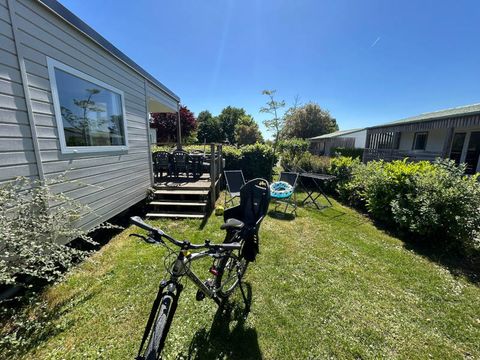 MOBILHOME 6 personnes - Mobil-home equilibre 6 pers 3ch terrasse + tv+lv