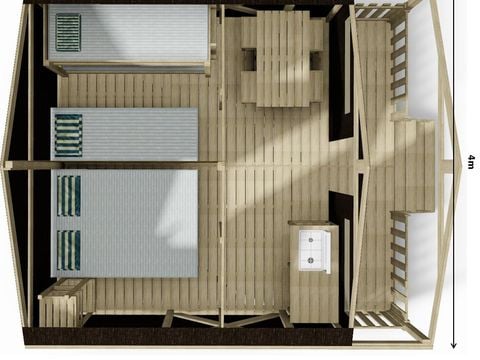 BUNGALOW TOILÉ 4 personnes - Cambodgia