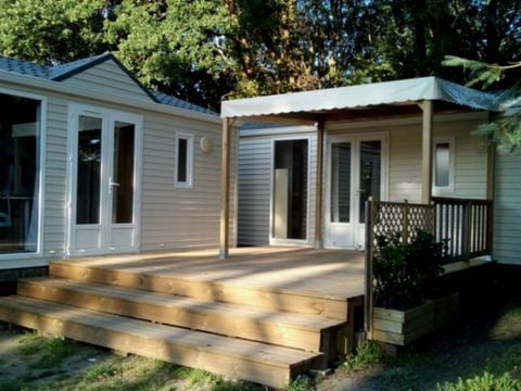 MOBILHOME 12 personnes - Tribu 2 mobil homes 4/6 Jumelés