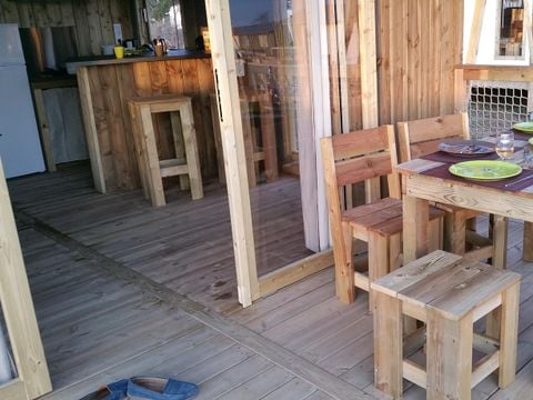 MOBILHOME 4 personnes - LODGE SUR PILOTIS CONFORT +