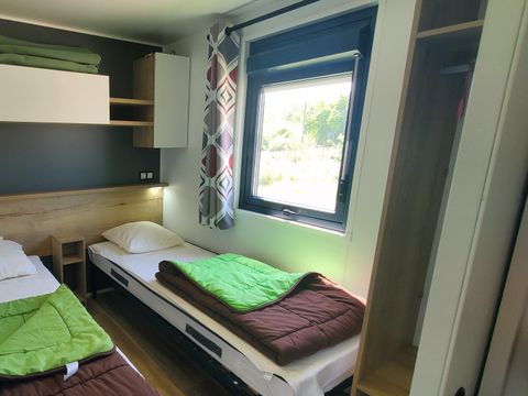 MOBILHOME 6 personnes - COTTAGE PREMIUM EN BORD D'ETANG