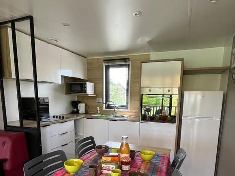 MOBILHOME 6 personnes - COTTAGE PREMIUM EN BORD D'ETANG