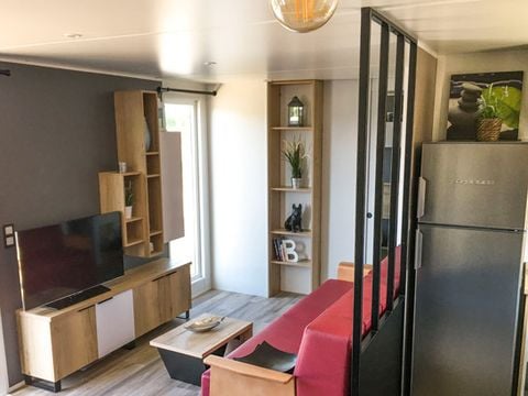 MOBILHOME 6 personnes - COTTAGE PREMIUM EN BORD D'ETANG