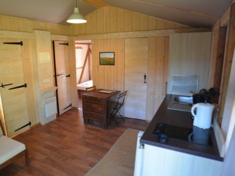 Tente en toile et en bois 5 personnes - LODGE BALI CONFORT +