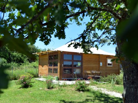 Tente en toile et en bois 5 personnes - LODGE BALI CONFORT +