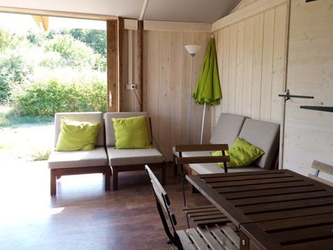 Tente en toile et en bois 5 personnes - LODGE BALI CONFORT +