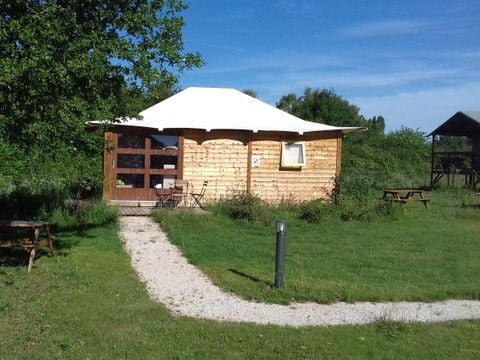 TENTE TOILE ET BOIS 5 personnes - LODGE BALI CONFORT +