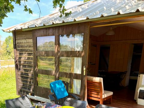 Tente en toile et en bois 5 personnes - LODGE BALI CONFORT +