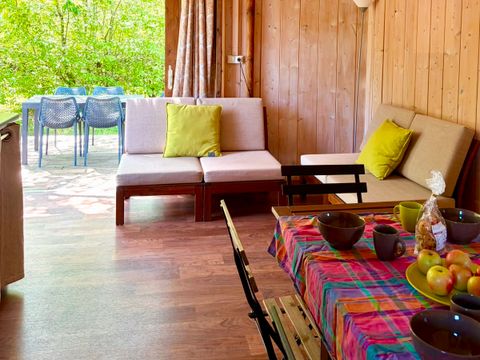 Tente en toile et en bois 5 personnes - LODGE BALI CONFORT +