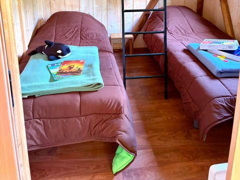 Tente en toile et en bois 5 personnes - LODGE BALI CONFORT +